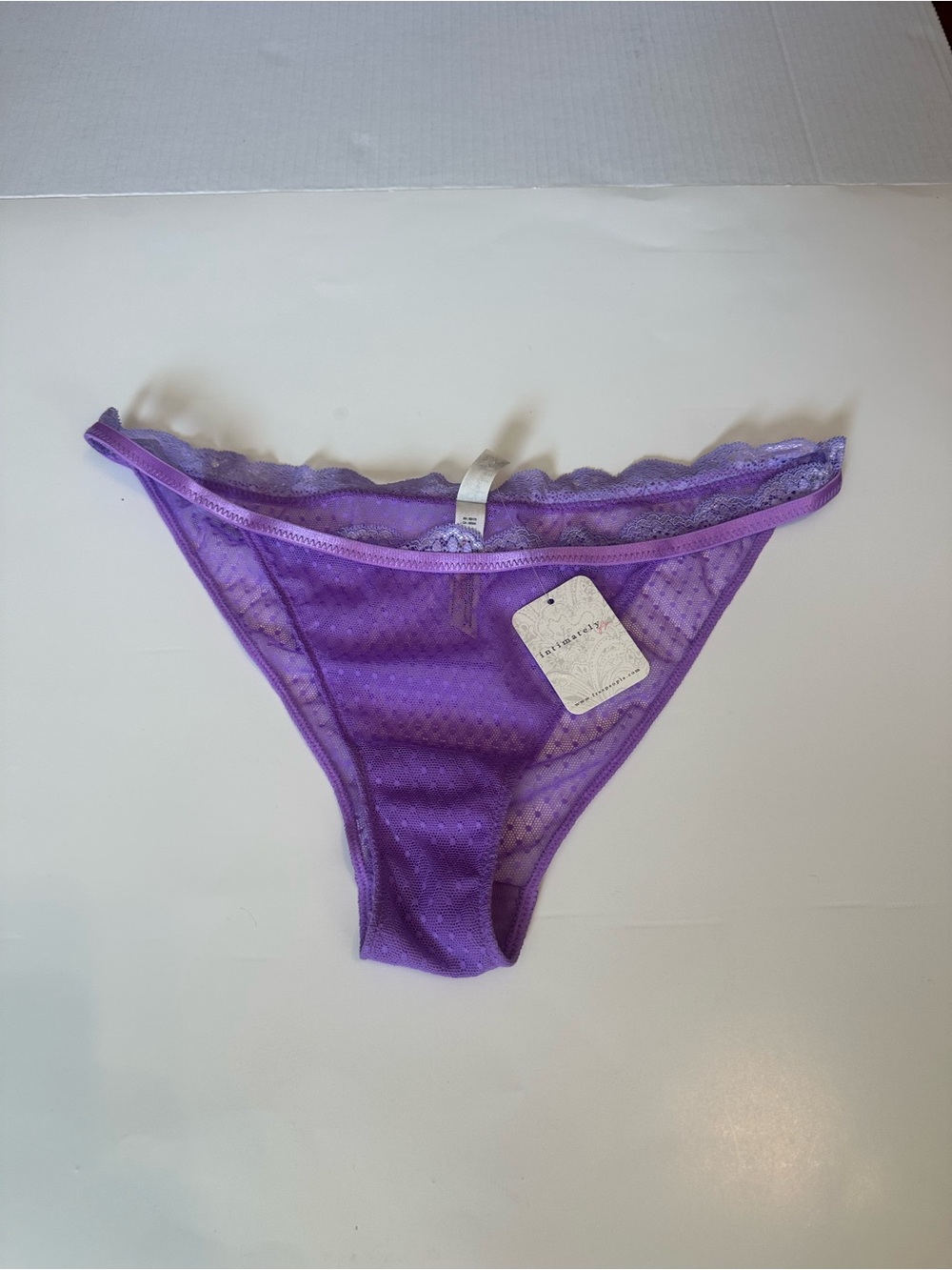 Free People Intimately Mid Week Bikini Underwear Purple Size M NWT